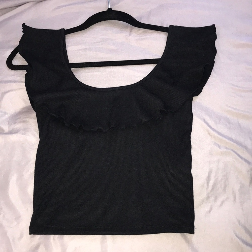 off the shoulder crop top